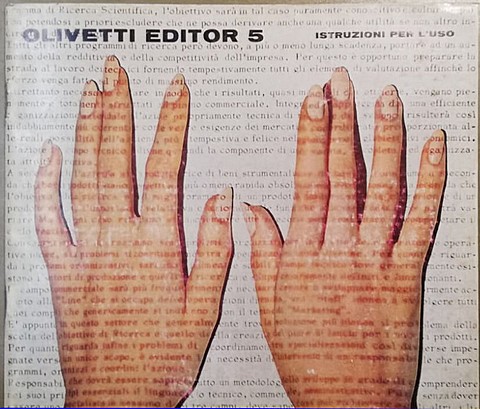 Olivetti editor 5 istruzioni per l'uso
