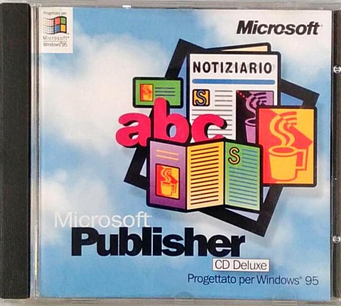 Microsoft Publisher CD deluxe per win 95