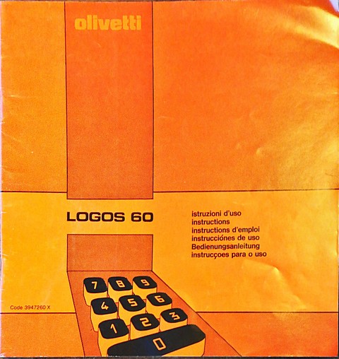 Olivetti Logos 60 istruzioni d'uso