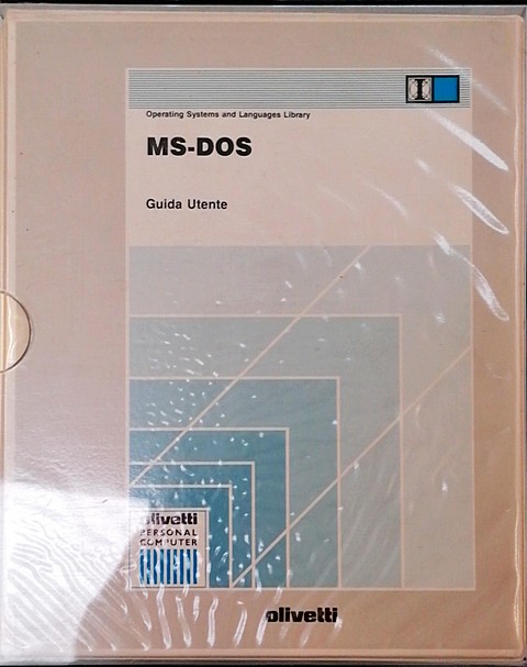 Olivetti MS-DOS 3.20 guida utente