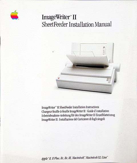 Apple ImageWriter II sheetfeeder