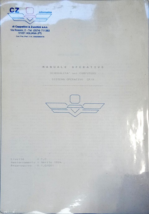 Manuale sistema operativo CP/M