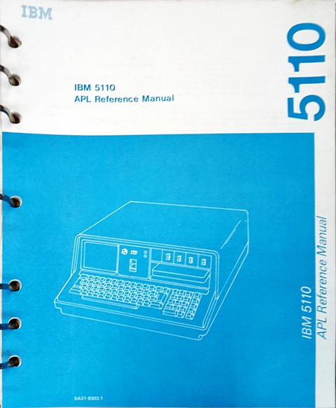 ibm 5110 apl reference manual