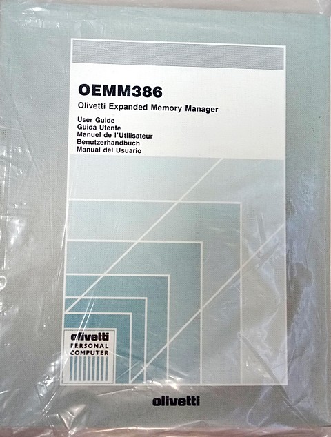 OEMM 386 Olivetti guida all'uso