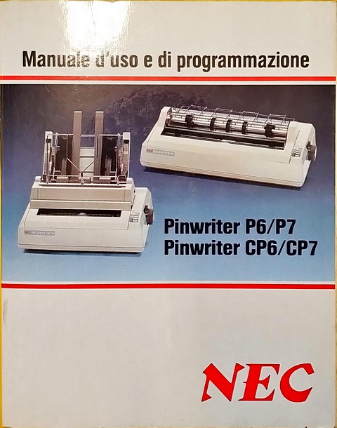 NEC P6/P7/CP6/CP7 manuale uso e programmazione