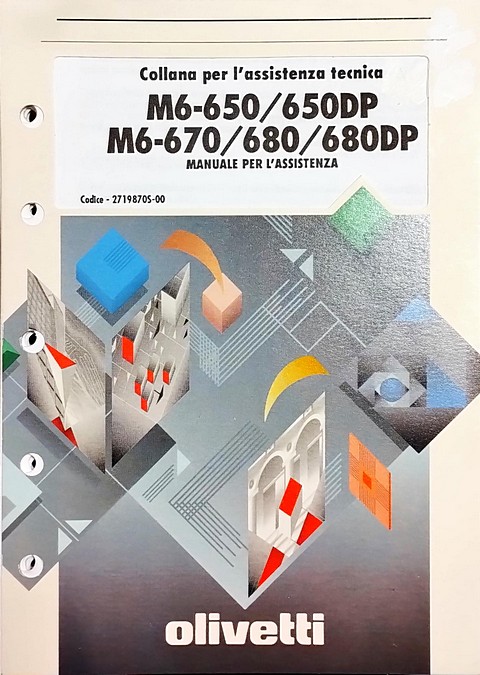 olivetti M6-650, 670, 680, manuale per l'assistenza