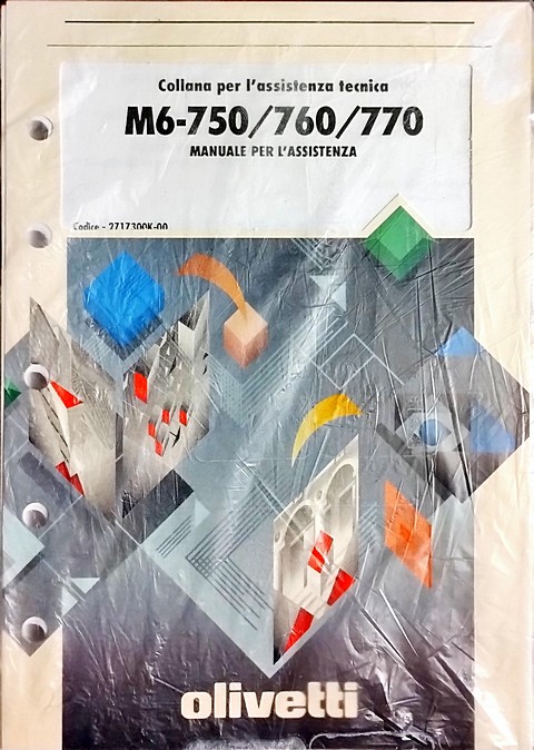 Olivetti M6-750, 760, 770, manuale per l'assistenza