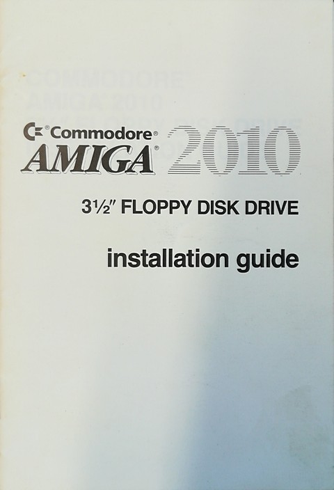 guida installazione amiga 2010 3,5" floppy disk