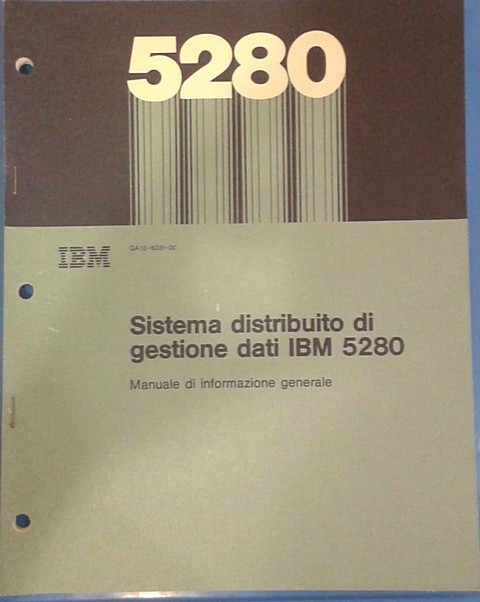 Sistema distribuito di gestione dati IBM 5280