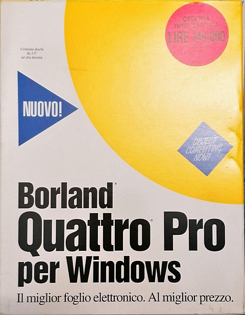 Borland Quattro pro per windows