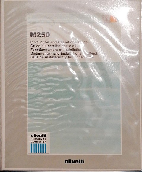 Olivetti M250 guida installazione ed uso