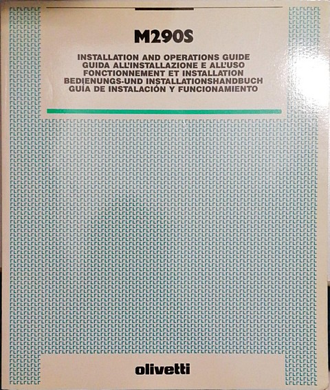 Olivetti M290S guida installazione e uso